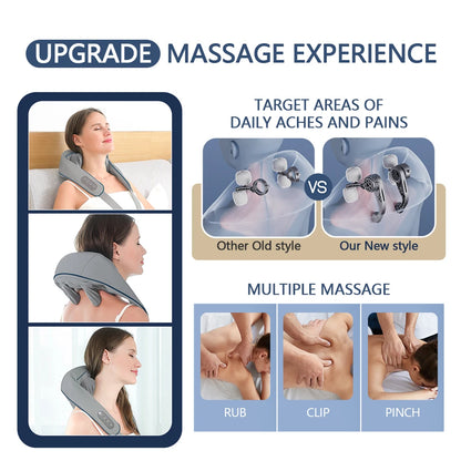 Wireless Neck And Shoulder Massager